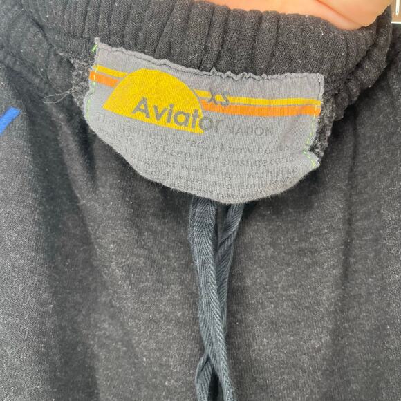 Aviator Nation 5 Stripe Sweatpant Charcoal Size XS Unisex - Picture 3 of 10